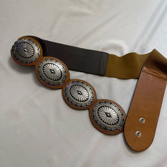 Chico’s Leather Belt Size Medium - Picture 1 of 8